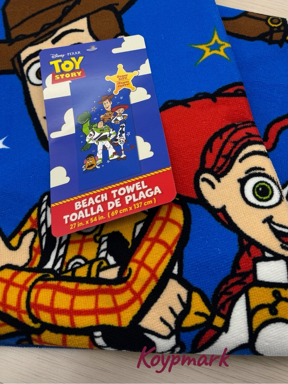Toy Story Beach Bath Pool Towel 27 in x 54 in